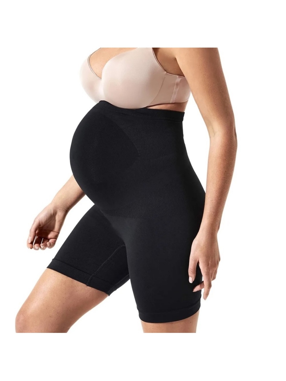 BLANQI Black Maternity biker shorts